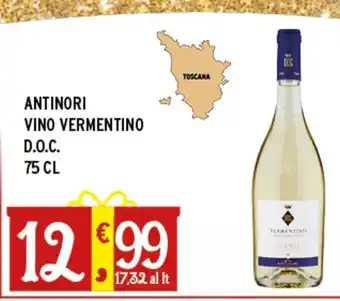 Gecop Antinori vino vermentino d.o.c. offerta