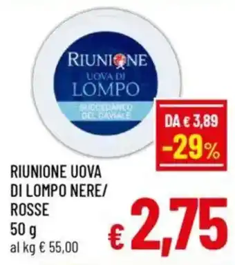 A&O Riunione uova di lompo nere/ rosse offerta