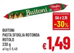 A&O Buitoni pasta sfoglia rotonda rotolo offerta