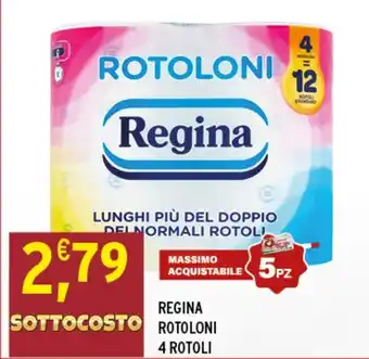 Gecop Regina rotoloni 4 rotoli offerta