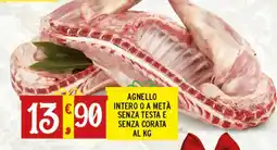 Gecop Agnello intero o a metà senza testa e senza corata offerta