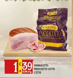 Gecop Parmacotto prosciutto cotto l'etto offerta