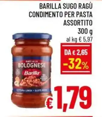 A&O Barilla sugo ragù condimento per pasta assortito offerta