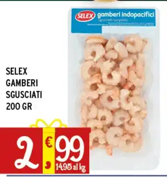 Gecop Selex gamberi sgusciati offerta