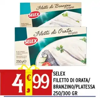 Gecop Selex filetto di orata/ branzino/platessa offerta