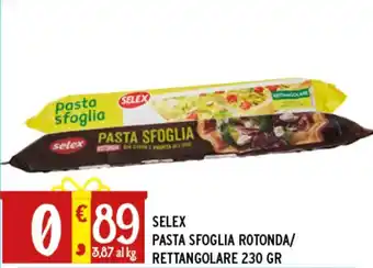 Gecop Selex pasta sfoglia rotonda/rettangolare offerta