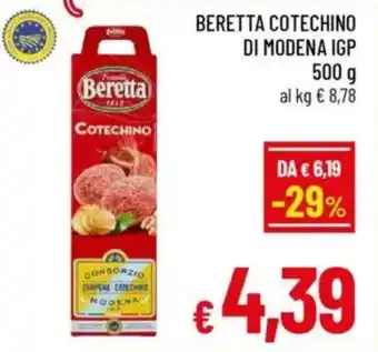 A&O Beretta cotechino di modena igp offerta