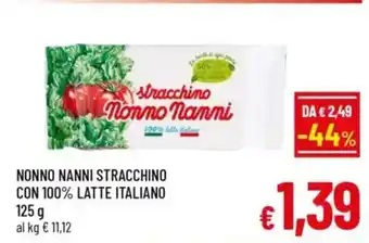 A&O Nonno nanni stracchino con 100% latte italiano offerta