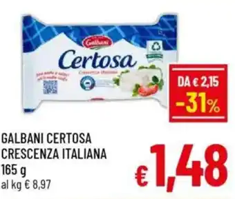 A&O Galbani certosa crescenza italiana offerta