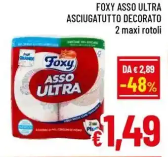 A&O Foxy asso ultra asciugatutto decorato offerta