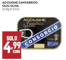 Panorama Acciughe cantabrico olio oliva offerta