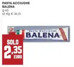 Panorama Pasta acciughe balena offerta