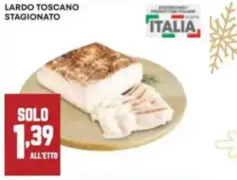 Panorama Lardo toscano stagionato offerta