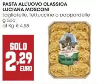 Panorama Pasta all'uovo classica luciana mosconi offerta