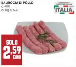 Panorama Salsiccia di pollo offerta