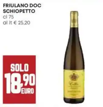 Panorama Friulano doc schiopetto offerta