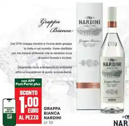 Panorama Grappa bianca NARDINI offerta