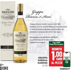 Panorama Grappa riserva NARDINI offerta