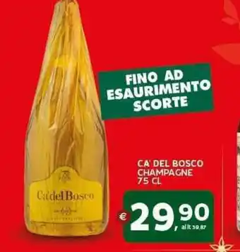 Extra Supermercati Ca' del bosco champagne offerta