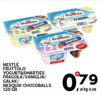 Extra Supermercati Nestlé fruttolo yogurt&smarties offerta