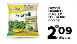 Extra Supermercati Orogel friarielli cubello foglia piu' offerta