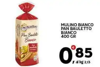 Extra Supermercati Mulino bianco pan bauletto bianco offerta