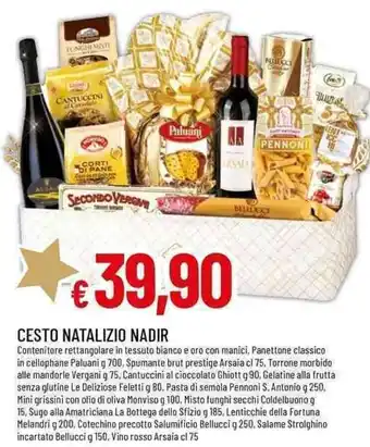 Famila Cesto natalizio nadir offerta