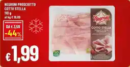 Famila Negroni prosciutto cotto stella offerta