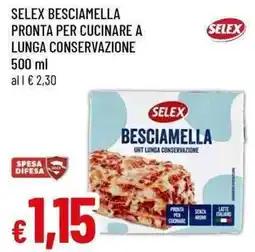 Famila Selex besciamella pronta per cucinare a lunga conservazione offerta