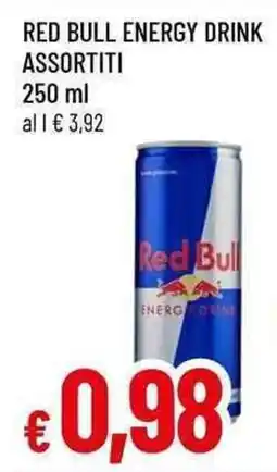 Famila Red bull energy drink assortiti offerta