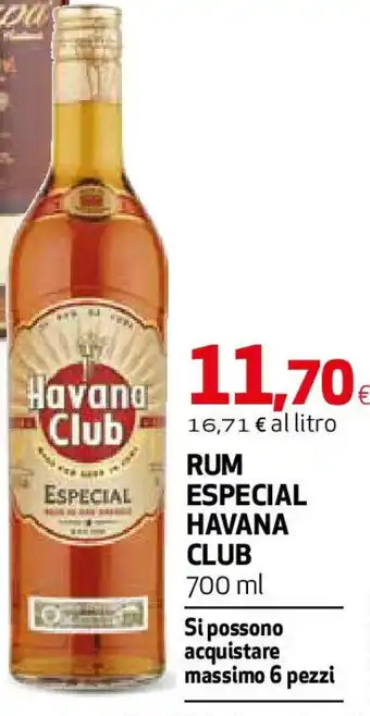 Coop Superstore Rum especial havana club offerta