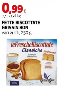 Coop Superstore Fette biscottate grissin bon offerta