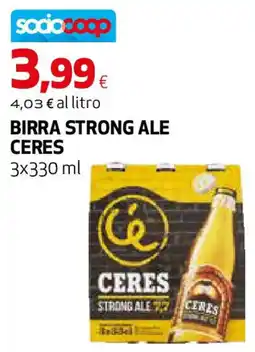 Coop Superstore Birra strong ale ceres offerta