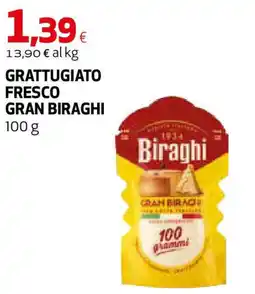 Coop Superstore Grattugiato fresco GRAN BIRAGHI offerta