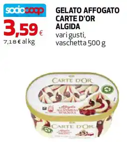 Coop Superstore Gelato affogato carte d'or algida offerta