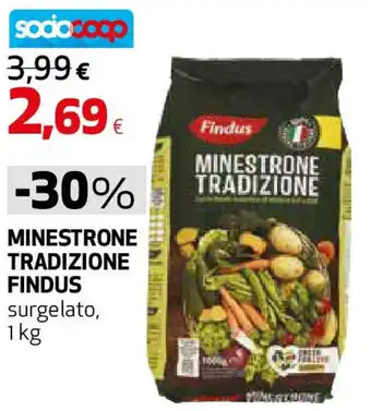 Coop Superstore Minestrone tradizione FINDUS offerta