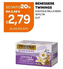 Ekom Benessere TWININGS offerta