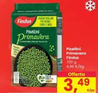 Interspar Pisellini Primavera Findus offerta