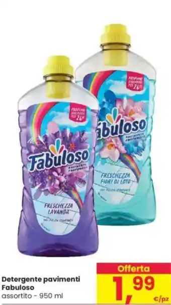 Interspar Detergente pavimenti Fabuloso offerta