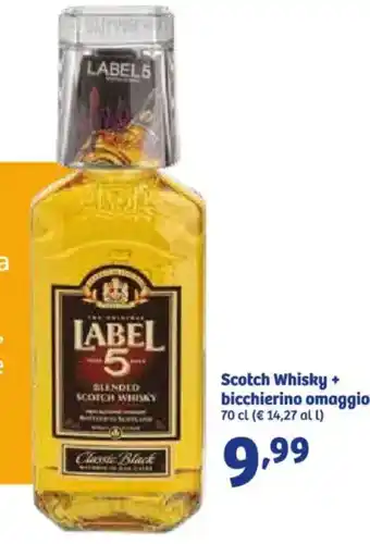 In'S Mercato Scotch Whisky + bicchierino omaggio offerta