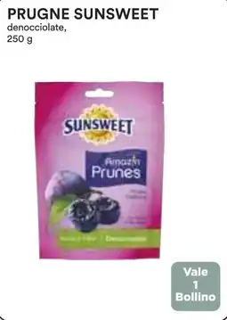Coop PRUGNE SUNSWEET denocciolate offerta