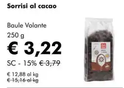 NaturaSì Sorrisi al cacao Baule Volante offerta