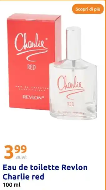 Action Eau de toilette revlon charlie red offerta