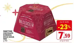 Iperal Panettone cioccolato di modica dolce sicilia DIAS offerta