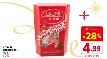 Iperal Cornet lindor LINDT offerta