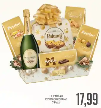 Supermercati Piccolo Le cadeau cesto christmas 7 pezzi offerta