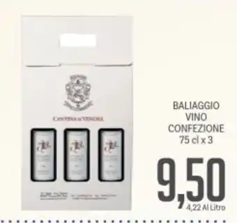 Supermercati Piccolo Baliaggio vino confezione offerta