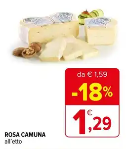 Iperal Rosa camuna offerta