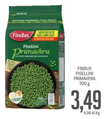 Supermercati Piccolo Findus pisellini primavera offerta