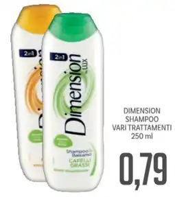 Supermercati Piccolo Dimension shampoo vari trattamenti offerta